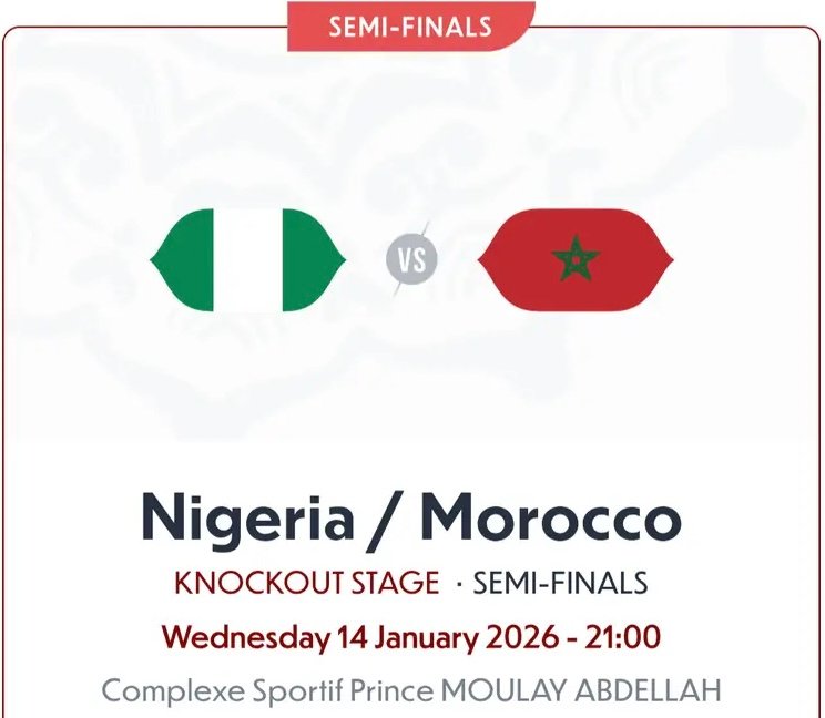 Nigeria vs Morocco Alt